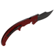 Cold Steel XL Espada Ruby Red Folding Knife - 7.5" Japanese AUS-10A Black Plain Blade, Ruby Red G10 Handles, Lockback