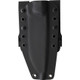 Acta Non Verba M200 Hard Task Fixed Blade Knife - 5.1" Sleipner Black DLC Drop Point, Black G10 Handles, Black Kydex Sheath - ANVM200-001