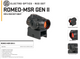 Romeo MSR GEN II Rifle Green Dot Sight - Black