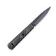 Cobratec GIDEON Hidden Release Auto Folding Knife - 3" 154CM Black Blade, Black Handles with Carbon Fiber Insert