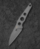 Bestech Knives VK-Core Fixed Blade - 3.2" Sandvik 14C28N Wharncliffe Blade, Dark Acid Stonewash Finish, Black Kydex Sheath