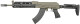 Midwest Industries Alpha AK47 10" Handguard - Fits Most Standard AKM Pattern AK47/74 with Stamped Recievers, MLOK Compatible, 10" Variant, OD Green