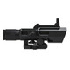 NCSTAR Advance Dual Optic (ADO) Scope - 3-9X42, P4 Sniper Illuminated Reticle, Piggy Back Mounted Flip Up Red Dot, Black