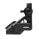 NCSTAR Pro Series Front Flip-Up Sight - Fits Picatinny, Aluminum Main Body, Steel A2 Front Sight Post, Black
