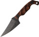 Stroup Knives Mini  Mod 2 Fixed Blade - 3" 1095HC Blade, Sculpted Rosewood Handles, Kydex Sheath