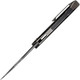 We Knife GTC Solid SLT Frame Lock Flipper Knife - 3.88" CPM-20CV Polished Gray Modified Spear Point Blade, Polished Gray Integral Titanium Handle - WE22028-6