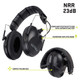 Allen ULTRX E-Muff - Electronic Earmuff, NRR 23dB, Black