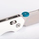 Vosteed Knives Talarurus Crossbar Lock Folding Knife - 3.03" Sandvik 14C28N Satin Modified Sheepsfoot Blade, White G10 Handles - A2701