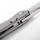 Vosteed Cutlery Psyop - Top Liner Lock Folding Knife - 3.32" Elmax Satin Drop Point Blade, Gray Titanium Handles - A2204
