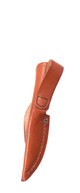 Case Leather Mini FINN Hunter - 3.13" Tru-Sharp Stainless Steel Blade, Stacked Leather Handle, Leather Sheath