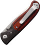 CobraTec Knives Baron Folding Knife -  3.25" 154CM Drop Point Blade, Carbon Fiber and Pakkawood Handles, Bar Lock - CTBRN