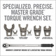 Real Avid AVMF5WS 5-PC A2 Crowsfoot Torque Wrench Set