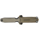 SOG Knives Pentagon FX Covert Fixed Blade - FDE - S35VN Black Double Edge Dagger, Black G10 Handles, Kydex Sheath