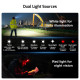 Olight Perun 3 Black Right-Angle Rechargeable LED Headlamp Flashlight - 3000 Max Lumens, White & Red Light, Black Finish