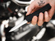 Boker Plus Falcon 2.0 D2 OTF - 3.35" D2 Blade, Black Aluminum Handles
