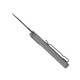 CobraTec California 952 OTF Knife - 1.75" D2 Dagger Blade, Gray Aluminum Handles, California Compliant