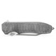 Sig Sauer Knives VA9SBT Validus Folding Knife - 3.78" Two Tone Satin Modified Tanto Blade, Grey Black Micarta Handles