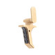 Tyrant CNC Sig Sauer P320 Trigger - Gold Trigger with Black Insert