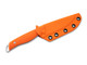 Boker USA Backcountry Fixed Blade - 3.43" CPM-Magnacut Drop Point Blade, Orange Textured G10 Handle, Orange Kydex Sheath