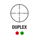 AIM Sports 2-7X32MM Long Eye Relief Scope with Rings - Illuminated Duplex Reticle, Black