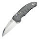 Hogue A01-MicroSwitch Automatic Folder - Gray Handle - 2.75" Blade - CPM-154