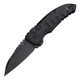 Hogue A01-MicroSwitch Automatic Folder - Black Handle - 2.75" Blade - CPM-154