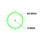 Holosun AEMS 221301 Green Dot - Advanced Enclosed Micro Sight