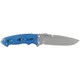 Hogue EX-F01 Combat Knife Fixed - 5-1/2" A2 Tool Steel Blade, Blue G-Mascus Handles, MOLLE Sheath - 35173