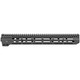 Midwest Industries Slim Line Handguard - 15" Length, M-LOK, Aluminum, Fits AR-15 Rifles, Includes 5-Slot Polymer Rail, Black Anodized Finish