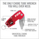 Real Avid FINI Universal Choke Wrench - Fits .410,28,20,16,12,10 Ga, Red Finish with Stainless Steel Blade