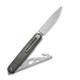 CIVIVI Crit Front Flipper Knife With Multi-Tool - Green Micarta Handle, 3.18" Stonewashed Nitro-V Steel