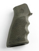 Hogue Overmolded Grip for the AR-15/M16 - Rubber, Finger Grooves, Ghillie Green