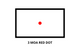 EOTech EFLX Mini Reflex Sight (MRS)  - 3 MOA Red Dot, DeltaPoint Pro Footprint, Black