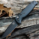 Benchmade 4300BK CLA (Composite Lite Auto) AUTO Folding Knife - 3.4" Black Plain Blade, Black G10 Handles