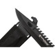 Smith & Wesson SW3B Special Ops M-9 Bayonet Fixed Blade - 7.8" 420J2 Blade, Black Scabbard