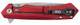 Case Kinzua Flipper Knife - 3.4" CPM-S35VN Satin Tanto Blade, Red Anodized Aluminum Handles