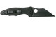 Spyderco Yojimbo 2 Folding Knife - 3.2" S30V Black DLC Plain Blade, Black G10 Handles