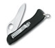 Victorinox Swiss Army Sentinel Clip -  Black - One Hand Opening Non-Serrated Blade, Tweezers and Toothpick