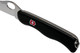 Victorinox Swiss Army Sentinel One Hand -  Black - One Hand Opening Non-Serrated Blade, Tweezers and Toothpick