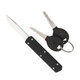 CobraTec Stealth OTF Knife - 2.30" 154CM Blade, Black 6061-T6 Aluminum Handles