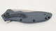 Kershaw 1830GRYSW Oso Sweet Assisted Flipper Knife - 3.1" Stonewash Plain Blade, Gray GFN Handles