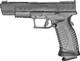 Springfield Armory XDME95259BHC XD-M Elite Precision 9mm Luger 5.25" 22+1 Railed Black Frame Black Melonite Steel with Lightening Cut Slide Black Interchangeable Backstrap Grip with META Trigger