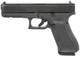 Glock UA175S203 G17 Gen5 9mm Luger Caliber with 4.49" Glock Marksman Barrel, 17+1 Capacity, Overall Black Finish, Picatinny Rail Frame, Serrated nDLC Slide & Rough Texture Interchangeable Backstraps Grip (US Made)