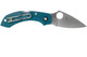 Spyderco Dragonfly 2 Lightweight Folding Knife - 2.29" K390 Satin Plain Blade, Blue FRN Handles