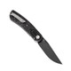 Kansept Knives Reverie Front Flipper - 2.92" CPM-S35VN Black Stonewashed Clip Point Blade, Carbon Fiber Handles and Black Titanium Bolsters