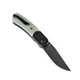 Kansept Knives Reverie Front Flipper - 2.92" CPM-S35VN Black Stonewash Clip Point Blade, Jade G10 Handles and Black Titanium Bolsters