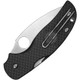 Spyderco Sage 5 Lightweight Folding Knife - 3.00" CPM-S30V Satin Plain Blade, Black FRN Handles