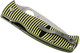 Spyderco Caribbean Salt Series Folding Knife - 3.7" LC200N Leaf Shaped Serrated Blade, 3D Machined G10 Handles