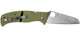 Spyderco Caribbean Salt Series Folding Knife - 3.7" LC200N Sheepsfoot Plain Blade, 3D Machined G10 Handles