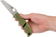 Spyderco Caribbean Salt Series Folding Knife - 3.7" LC200N Sheepsfoot Plain Blade, 3D Machined G10 Handles